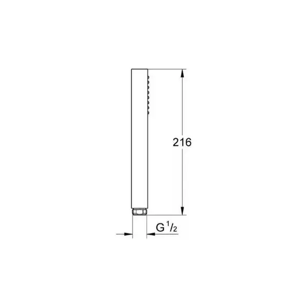 Ручний душ Grohe Euphoria Cube Stick, хром (27698000)