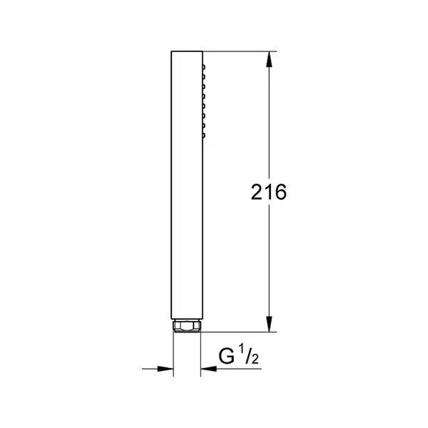 Ручний душ Grohe Euphoria Cube Stick, хром (27698000)