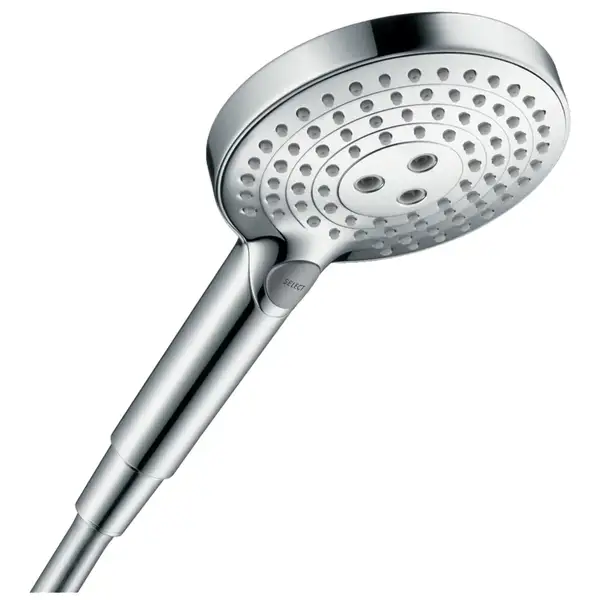 Лейка для душа Hansgrohe Raindance Select S EcoSmart 120 (цвет - хром), 3 вида струи (26531000) фото 1 Aquada.com.ua