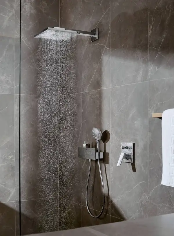 Лейка для душа Hansgrohe Raindance Select S EcoSmart 120 (цвет - хром), 3 вида струи (26531000) фото 3 Aquada.com.ua