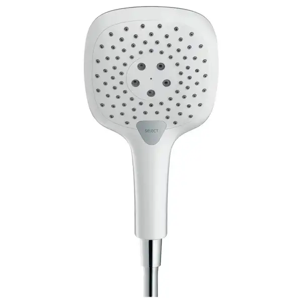 HANSGROHE Лейка для душа Raindance Select E 150 (цвет - хром/белый), 3 вида струи (26550400) фото 2 Aquada.com.ua