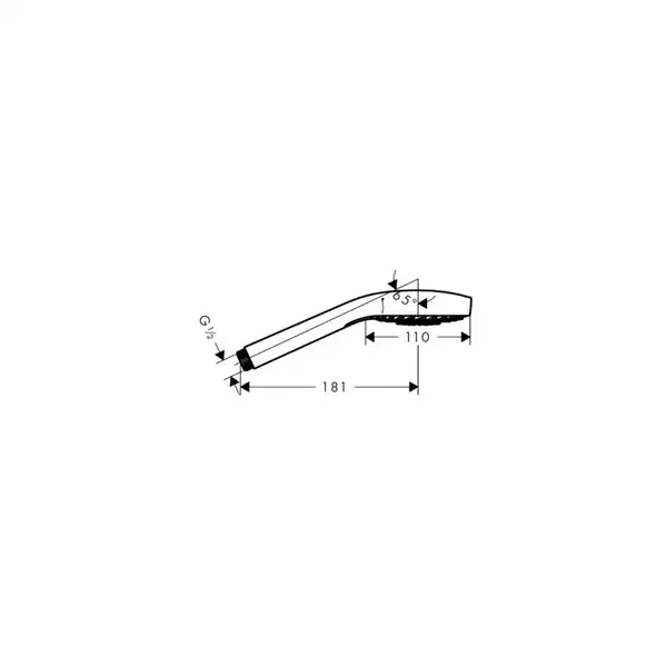 HANSGROHE Ручной душ EcoSmart 9л/мин MySelect S Multi (26642400) фото 2 Aquada.com.ua