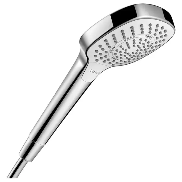 Лейка для душа Hansgrohe Croma Select E Multi (цвет - хром/белый), 3 типа струи (26810400) фото 1 Aquada.com.ua