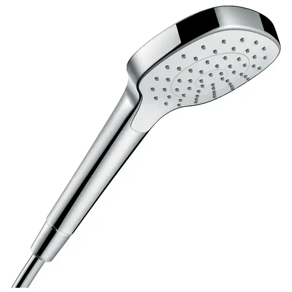 Лейка для душа Hansgrohe Croma Select E (цвет - хром/белый), 1 вид струи (26814400) фото 1 Aquada.com.ua