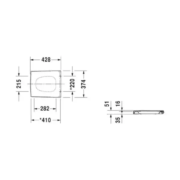 Сиденье для унитаза Duravit Vero 0067690000 (SoftClose)
