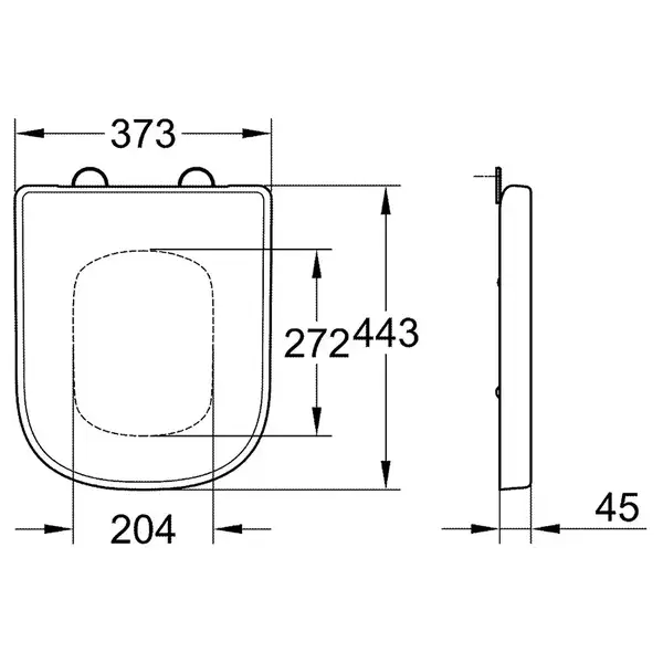 GROHE Сиденье для унитаза EURO CERAMIC (39330001) фото 4 Aquada.com.ua