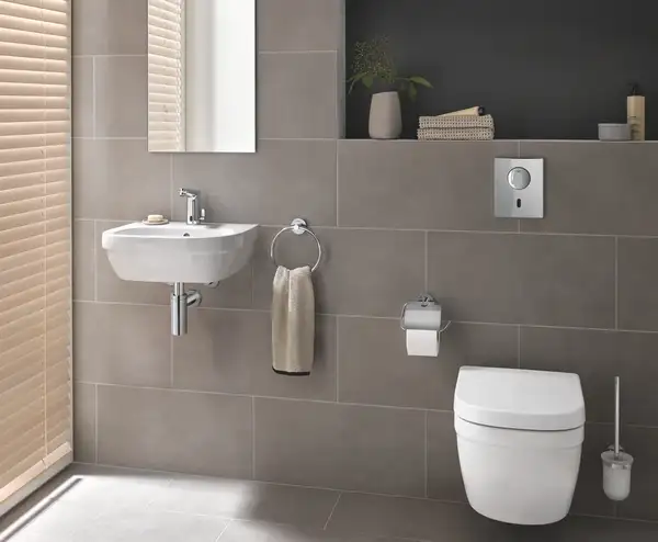Сифон для раковини GROHE 28912000 без випуску (під донний клапан) без ревізії (Колір хром) 1 1/4''
