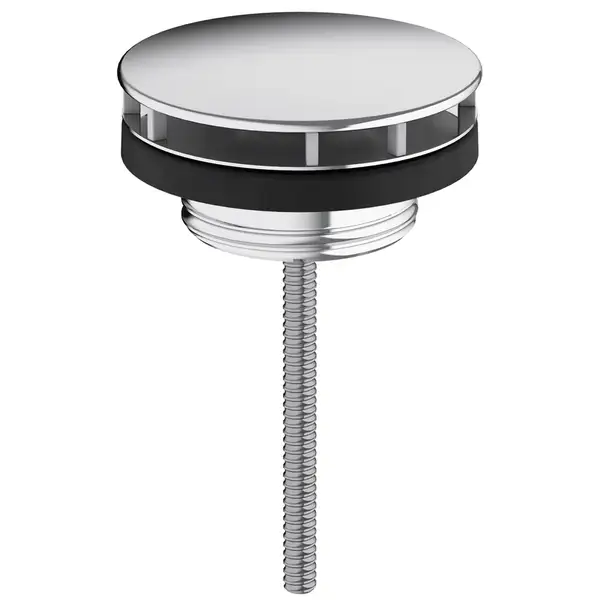 Зливний вентиль Hansgrohe з фіксованою кришкою для умивальника, хром (50001000)