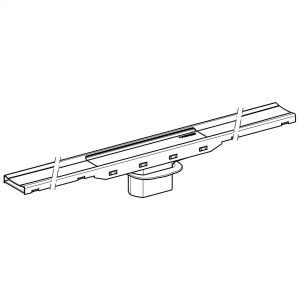 Дренажный канал обрезной 30-90 см Geberit CleanLine80, нержавеющая сталь (154.440.KS.1) фото 2 Aquada.com.ua