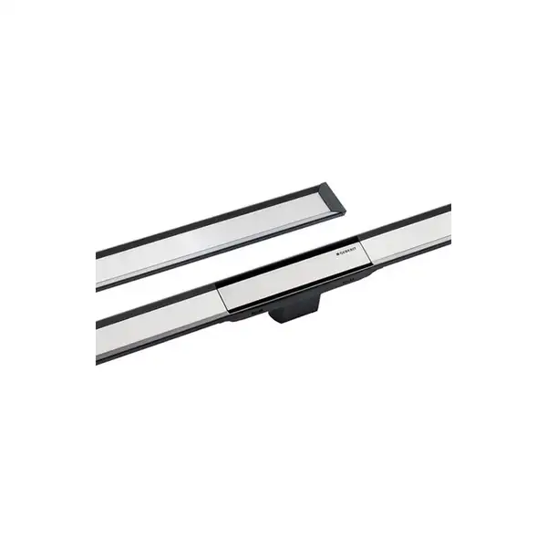 GEBERIT CLEANLINE 20 дренажный канал, L30-90см, тёмный/матовый металл (154.450.00.1) фото 4 Aquada.com.ua