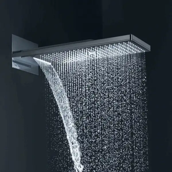 Верхний душ 580 х 250 мм Axor ShowerSolutions (цвет - хром), 3 вида струи (35283000) фото 3 Aquada.com.ua
