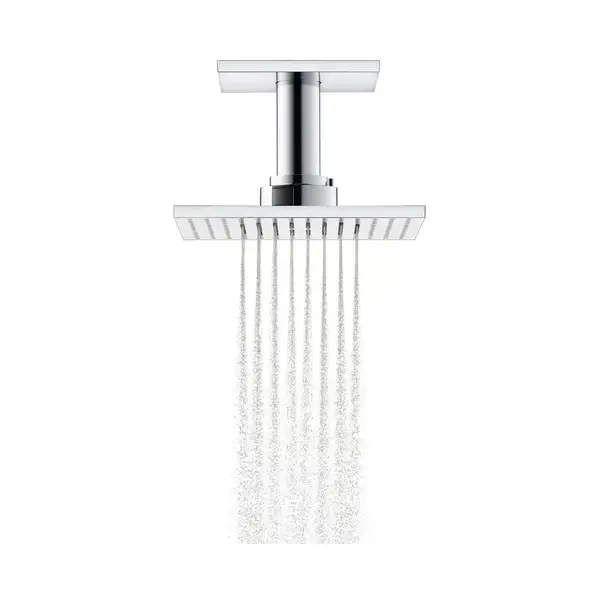 Верхній душ Axor Showersolutions 240х240 2jet держатель зі стелі, хром (35312000)