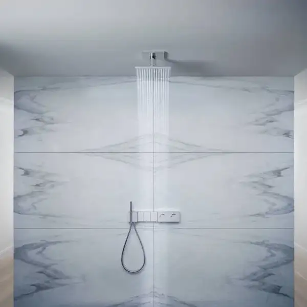 Верхній душ Axor Showersolutions 240х240 2jet держатель зі стелі, хром (35312000)