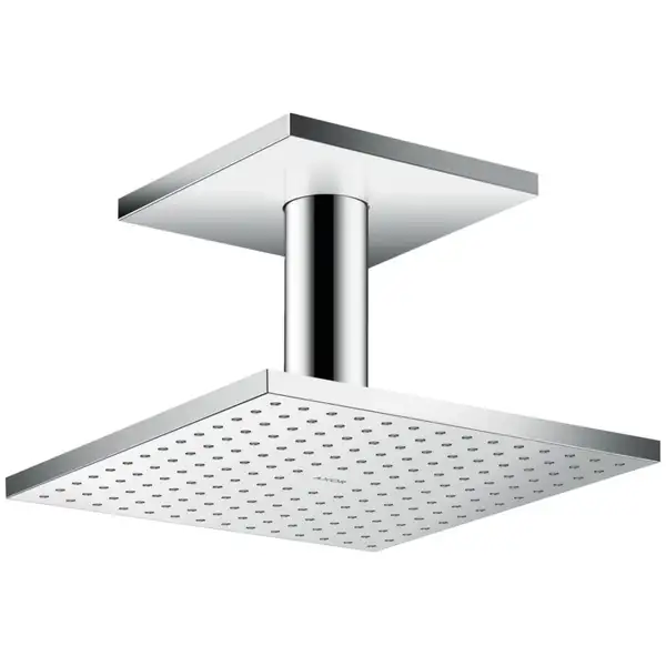 Верхній душ Axor Showersolutions 240х240 2jet держатель зі стелі, хром (35312000)