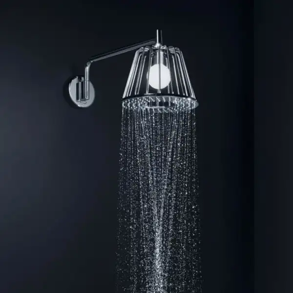Верхний душ, поворотный Ø 275 мм Axor LampShower (цвет - хром), 1 вид струи (26031000) фото 2 Aquada.com.ua