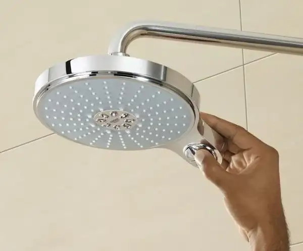 Верхній душ Grohe Power &amp; Soul Cosmopolitan 190 з душовим кронштейном, хром (26172000)