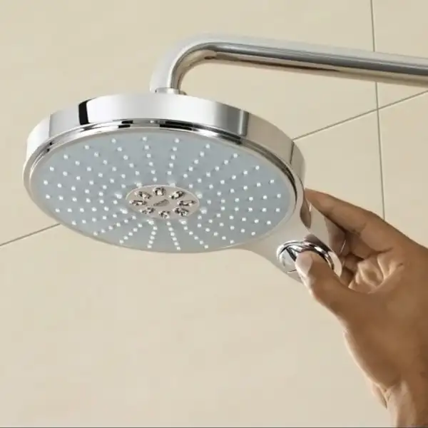 Верхній душ та душовий кронштейн 422 мм (білий) Grohe Power&Soul Cosmopolitan 190 (26172LS0)