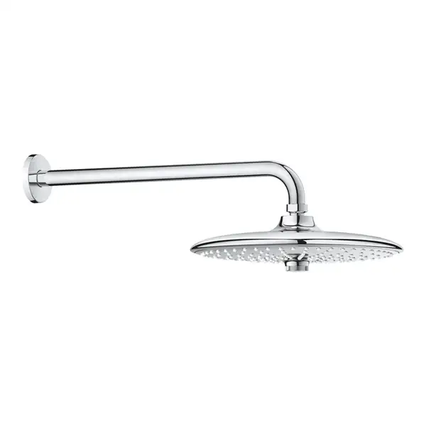 Верхній душ Grohe Euphoria 260 з душовим кронштейном, 3 режими струменя, хром (26459000)