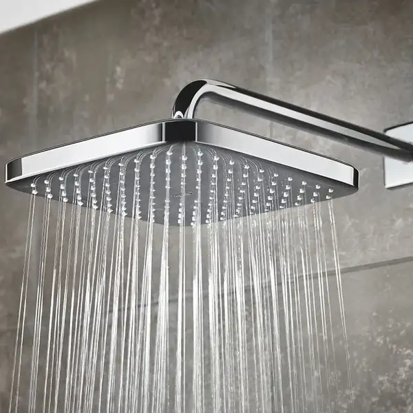 Верхній душ з настінним кронштейном Grohe Tempesta Cube (26687000)