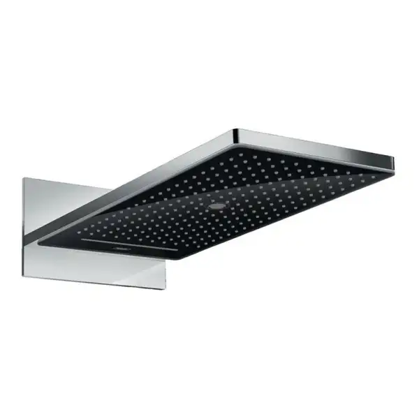 Верхній душ, Hansgrohe Rainmaker Select, 580х260 3jet, Чорний / Хром (24001600)