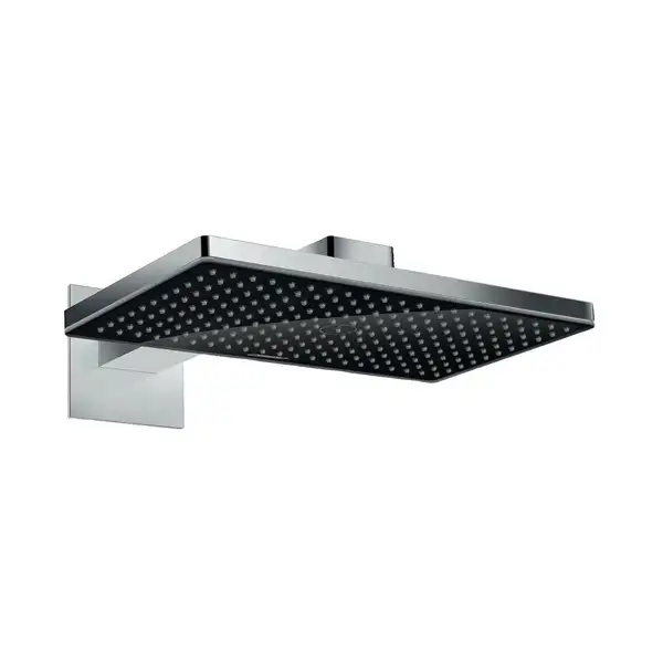 Верхній душ Hansgrohe Rainmaker Select 460 1jet з власником, чорний / хром (24003600)