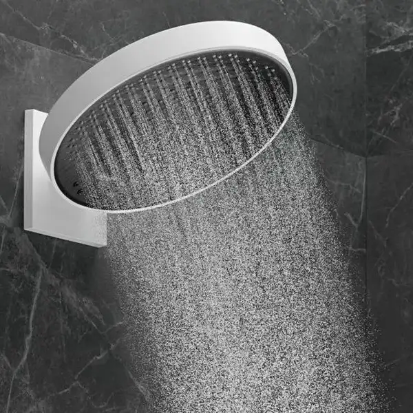 Верхній душ Hansgrohe Rainfinity 250 1jet з власником, matt white (26226700)