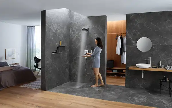 Верхний душ Ø 360 мм Hansgrohe Rainfinity, 1 тип струи (цвет - хром) (26230000) фото 3 Aquada.com.ua