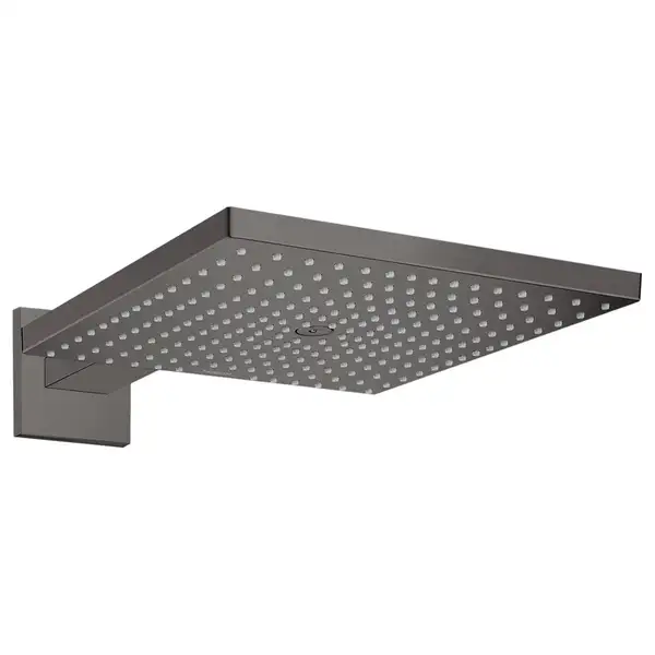 Верхний душ Hansgrohe Raindance E 300 х 300 мм, 1 тип струи (цвет - чёрный матовый хром) (26238340) фото 1 Aquada.com.ua