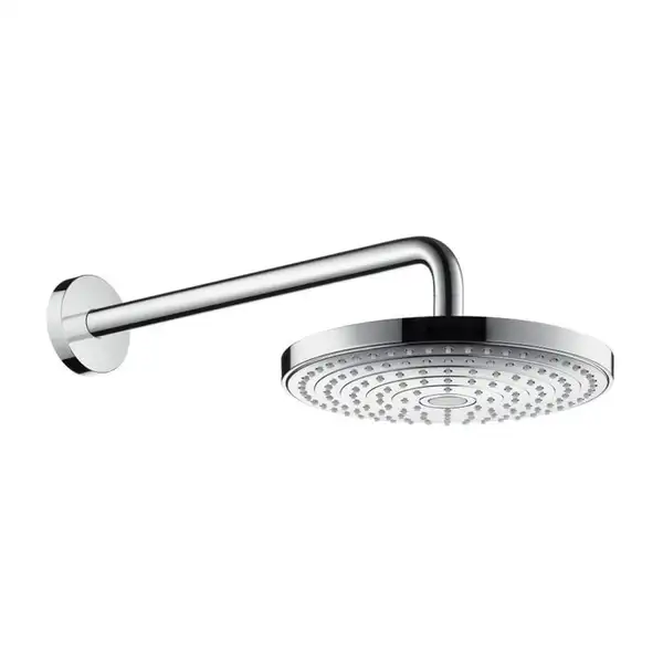 Верхний душ с держателем Hansgrohe Raindance Select S 2jet Ø 240 мм (цвет - хром) (26466000) фото 1 Aquada.com.ua