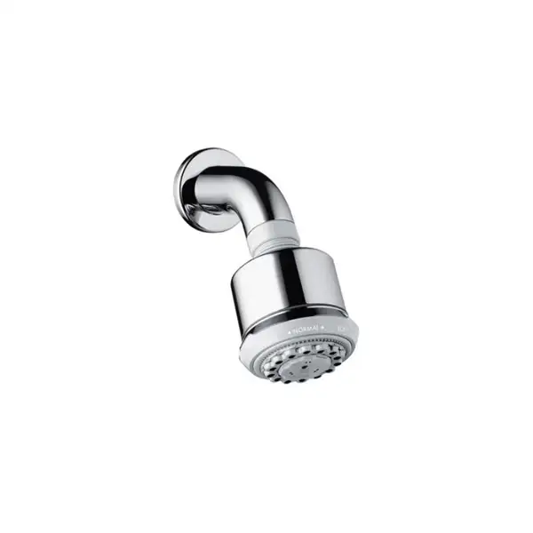 Верхний душ Hansgrohe Clubmaster 3jet EcoSmart, с держателем Ø85 мм (цвет - хром) (26606000) фото 1 Aquada.com.ua