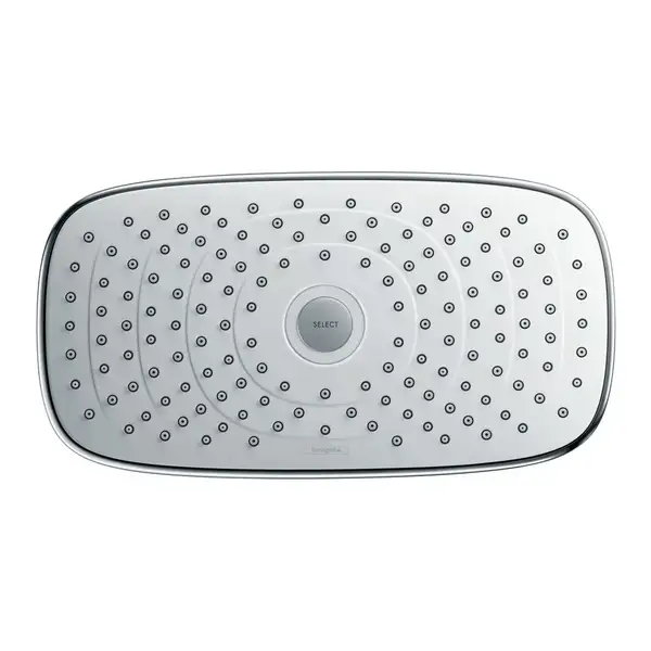 Верхний душ Hansgrohe Raindance Select E 300 2jet (цвет - хром/белый) (273844001) фото 2 Aquada.com.ua