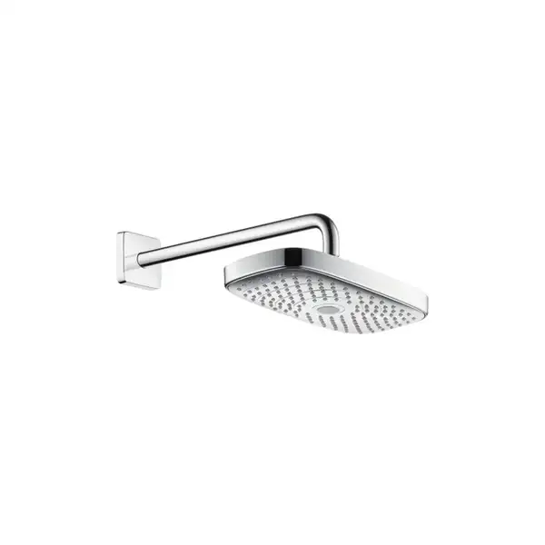 Верхний душ Hansgrohe Raindance Select E 300 2jet (хром/белый) (27385400) фото 1 Aquada.com.ua