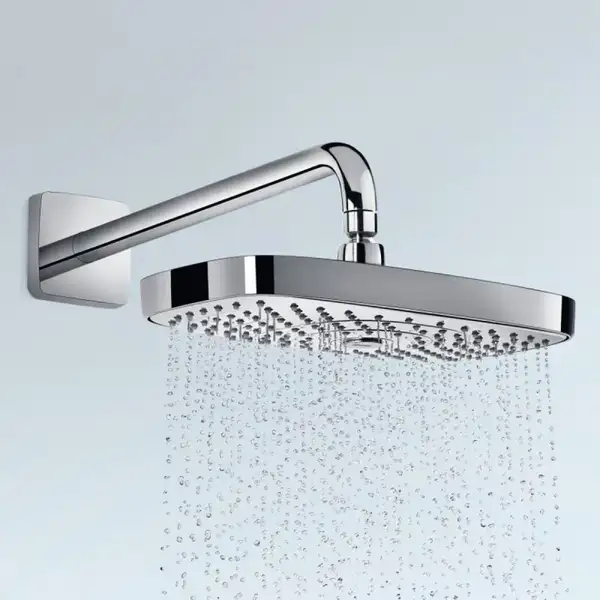 Верхній душ Hansgrohe Select Е 300 2jet з власником, білий / хром (27385400)