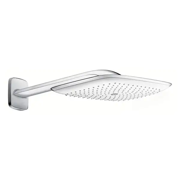 Верхній душ Hansgrohe PuraVida Overhead shower 400 1jet з власником зі стіни, хром (27437000)