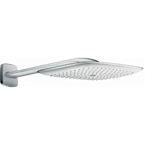 Верхній душ Hansgrohe PuraVida Overhead shower 400 1jet з власником зі стіни, білий / хром (27437400)