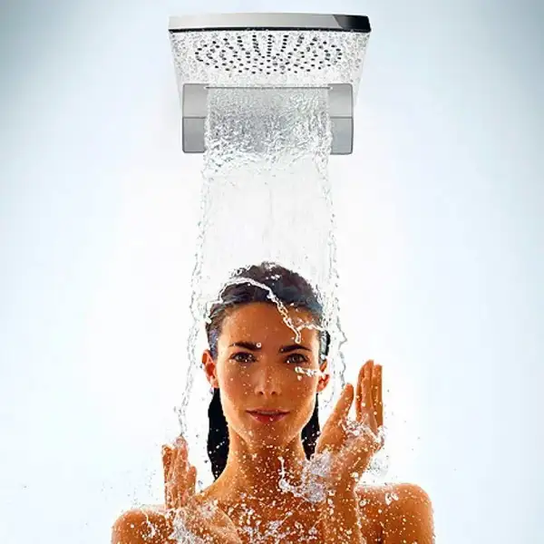 Верхній душ Hansgrohe Raindance 180 2jet, білий / хром (28433400)