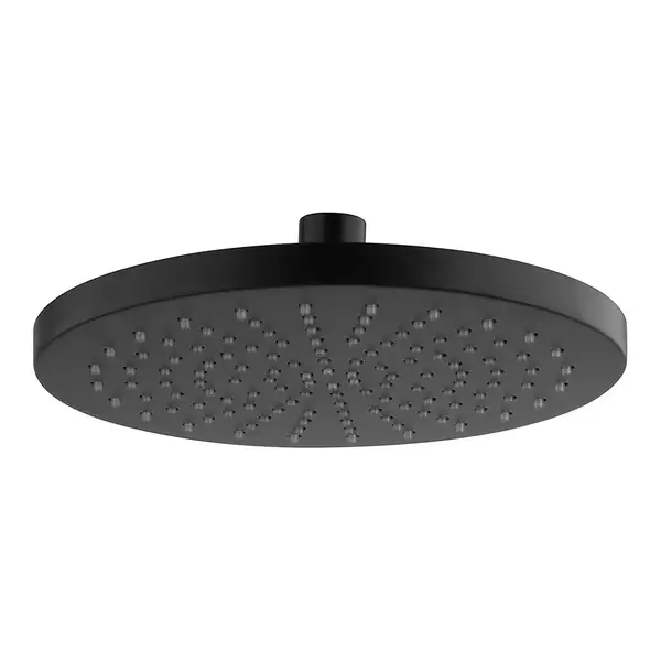 Верхний душ Ø 225 мм Paffoni Light (цвет - чёрный матовый) (ZSOF074NO) фото 1 Aquada.com.ua