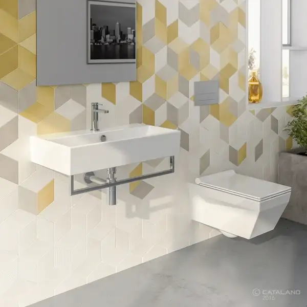 Полотенцедержатель для подвесной раковины Catalano Premium 69 см, хром (5PA7N00) фото 2 Aquada.com.ua