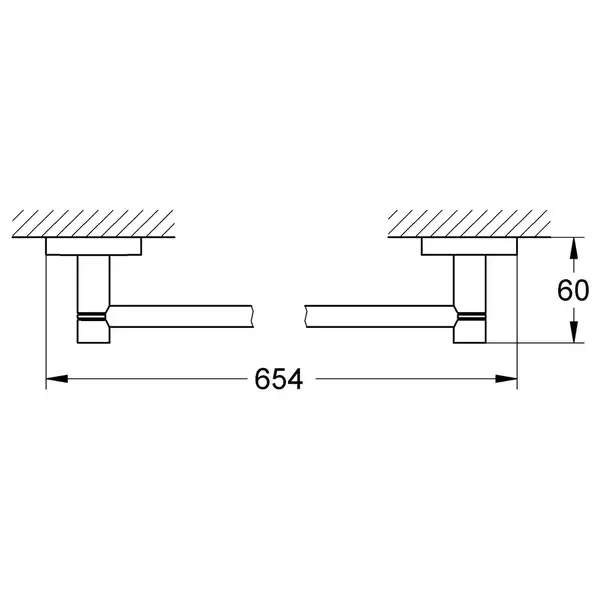 Тримач для рушників Grohe Essentials New (40366001)