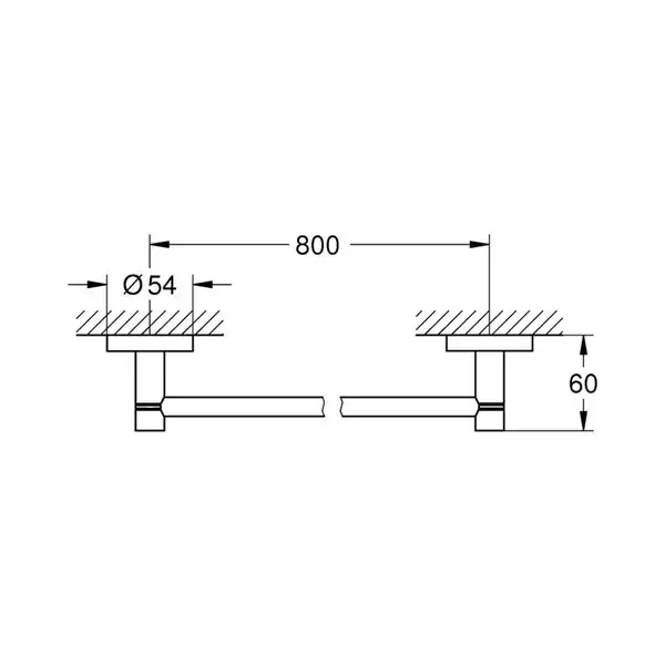 Тримач для рушників Grohe Essentials New (40386001)