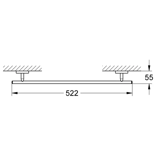 Тримач для рушників Grohe Bau Cosmopolitan Neutral (40459001)