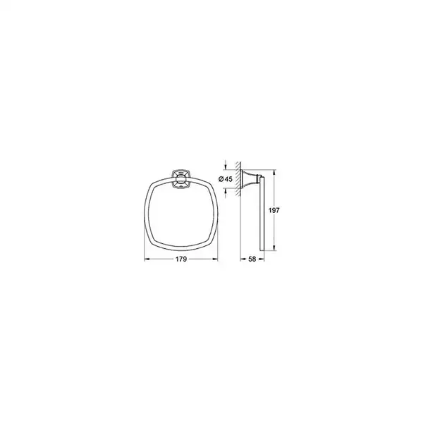 GROHE Тримач для рушника Grandera (40630IG0) (40630IG0) фото 2 Aquada.com.ua