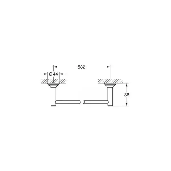 Тримач для рушників Grohe Essentials Authentic (40653001)
