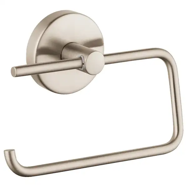 Бумагодержатель без крышки Hansgrohe Logis (цвет - шлифованный никель) (40526820) фото 1 Aquada.com.ua