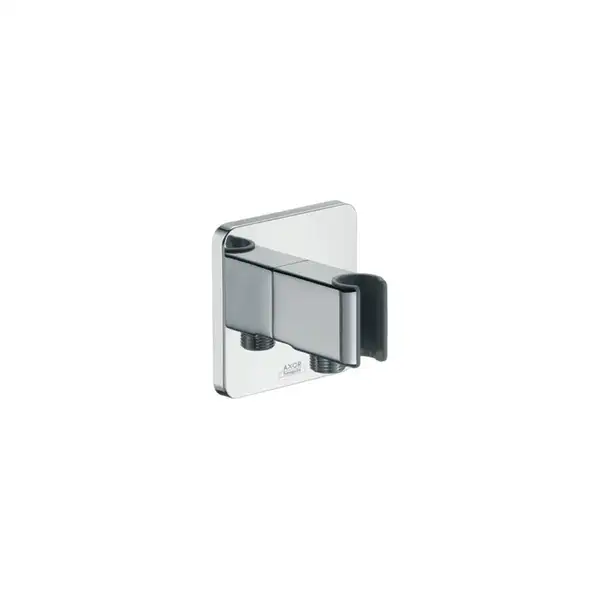 Шланговое подсоединение с держателем Axor Urquiola (цвет - хром) (11626300) фото 1 Aquada.com.ua