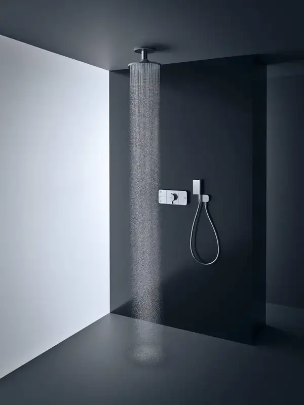 Шланговое подсоединение с держателем Axor One (цвет - хром) (45723000) фото 2 Aquada.com.ua