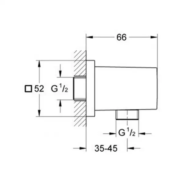 Шлангове підключення Grohe Euphoria Cube (27704000)