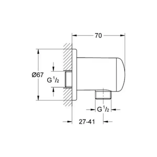 Шлангове підключення Grohe Relexa neutral (28671000)