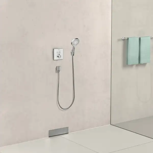 Шланговое під'єднання для душа Hansgrohe FixFit, чорний матовий (26455670)