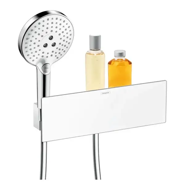 HANSGROHE Держатель Fixfit Porter 300, хром (26456000) фото 3 Aquada.com.ua